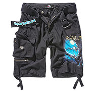 Brandit Shorts Savage Iron Maiden FOTD schwarz