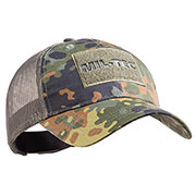 Mil-Tec Trucker Cap flecktarn mit Klettflche