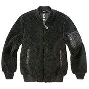 Brandit Sherpa Jacke MA1 schwarz