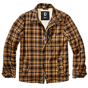 Brandit Sherpa Jacke Classic camel/schwarz kariert