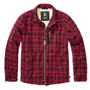 Brandit Sherpa Jacke Classic rot/schwarz kariert