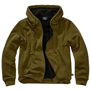 Thumbnail Farbe Brandit Sweatjacke mit Teddyfellfutter oliv