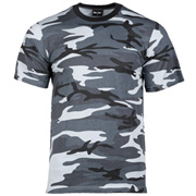 MFH T-Shirt halbarm sky blue camo