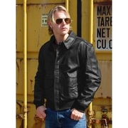 Fliegerlederjacke A2 schwarz