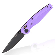 ANV Knives Einhandmesser A100 MagnaCut Stahl Blueberry & Cream inkl. Grtelclip