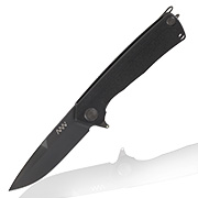 ANV Knives Einhandmesser Z100 Sleipner Stahl schwarz inkl. Grtelclip