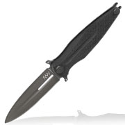 ANV Knives Einhandmesser Z400 BB G10 Sleipner Stahl schwarz inkl. Grtelclip