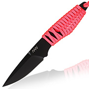ANV Knives Neck Knife P100 Sleipner Stahl Cerakote schwarz/pink inkl. Kydex Scheide