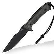 ANV Knives Outdoormesser M311 Spelter Elmax Stahl Micarta schwarz inkl. Kydexscheide