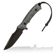 ANV Knives Outdoormesser M311 Spelter Elmax Stahl Micarta schwarz inkl. Kydexscheide