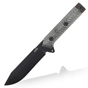 ANV Knives Outdoormesser M73 Kontos Sleipner Stahl Cerakote schwarz inkl. Kydexscheide