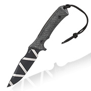 ANV Knives Outdoormesser M311 Spelter Elmax Stahl Micarta schwarz/camo inkl. Kydexscheide