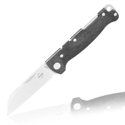 Bker Plus Taschenmesser Atlas Backlock Sheepfoot D2 Stahl schwarz inkl. Grtelclip
