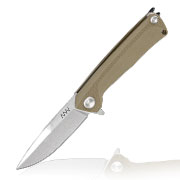 ANV Knives Einhandmesser Z100 BB G10 Sleipner Stahl oliv/stonewash inkl. Grtelclip