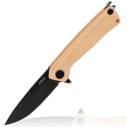 ANV Knives Einhandmesser Z100 BB G10 Sleipner Stahl coyote inkl. Grtelclip