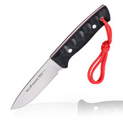 Muela Outdoormesser Kodiak Canvas Micarta schwarz inkl. Lederscheide