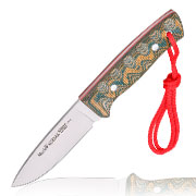 Muela Outdoormesser Kodiak Canvas Micarta grn inkl. Lederscheide