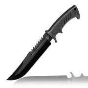 MP9 Outdoormesser schwarz inkl. Nylonscheide