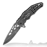 Einhandmesser Spider grau inkl. Grtelclip