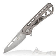 Buck Einhandmesser 811 Trace OPS silber/grau inkl. Grtelclip