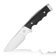 MP9 Outdoormesser silber/schwarz inkl. Nylonscheide