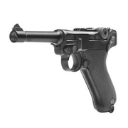 Wei ETech P08 Airsoft Vollmetall GBB 6mm BB schwarz - 4 Zoll Version