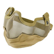 Bravo Tac Gear Strike V2 Gittermaske halb coyote