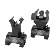 G&G Flip-Up Battle Sight Set Front / Rear fr 21mm Schienen schwarz