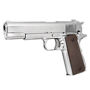 Cybergun / AWC Colt M1911A1 Vollmetall GBB 6mm BB silber