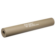 APS Sub-Sonic Aluminium Suppressor 230 x 33mm 14mm+ / 14mm- Desert Tan