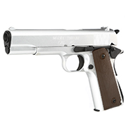 King Arms M1911-A1 Cal. 45 Vollmetall GBB 6mm BB silber