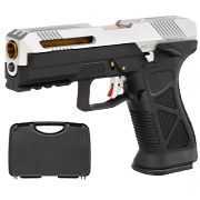 HFC AG-17 mit Metallschlitten GBB 6mm BB silber / schwarz inkl. Pistolenkoffer