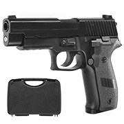 HFC H226 Airsoftpistole Vollmetall GBB 6mm BB schwarz inkl. Pistolenkoffer