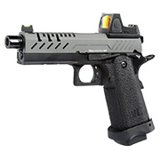 Vorsk Airsoft Hi-Capa 4.3 mit HD5141 LPZ Vollmetall GBB 6mm BB grau / schwarz