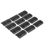 MP LOCK Rail Panel / Rail Covers Type 2 Design (12 Stck) schwarz