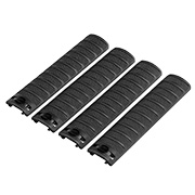 MP Airsoft KA-II Style Rail Covers 163mm 4er Set - schwarz