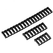 MP Airsoft Ladder Rail Cover 44 / 72 / 170 mm 3er Set - schwarz