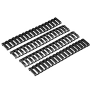 MP Airsoft Ladder Rail Cover 160mm 4er Set - schwarz