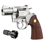 King Arms .357 Python 2.5 Zoll Revolver Vollmetall Gas 6mm BB Chrome-Finish