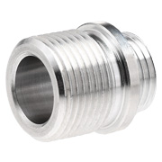 AiRReX Aluminium Schalldmpferadapter f. Pistolen 11mm+ auf 14mm- silber