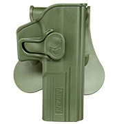 Amomax Tactical Holster Polymer Paddle fr Glock 17 / 22 / 31 Rechts oliv