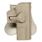 Amomax Tactical Holster Polymer Paddle fr Glock 19 / 23 / 32 Rechts Flat Dark Earth