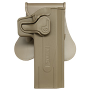 Amomax Tactical Holster Polymer Paddle fr STI Hi-Capa 2011 Rechts Flat Dark Earth