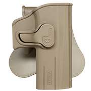 Amomax Tactical Holster Polymer Paddle fr CZ P-07 / CZ P-09 Rechts Flat Dark Earth