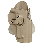 Amomax Tactical Holster Polymer Paddle für Sig Sauer P220 Serie Rechts Flat Dark Earth
