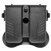 Amomax Doppel-Magazinholster Polymer Paddle f. Single- / Double-Stack Magazine schwarz