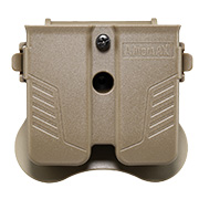 Amomax Doppel-Magazinholster Polymer Paddle f. Single- / Double-Stack Magazine Flat Dark Earth