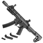 King Arms PDW 9mm SBR M-LOK Polymergehuse S-AEG 6mm BB schwarz