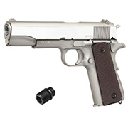KWC M1911A1 Military Vollmetall CO2 BlowBack 6mm BB Stainless-Grey - Special Limited Edition