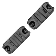 Ares M-Lok 21mm Polymer-Schienen Set 3 Slots / 50mm (2 Stck) schwarz